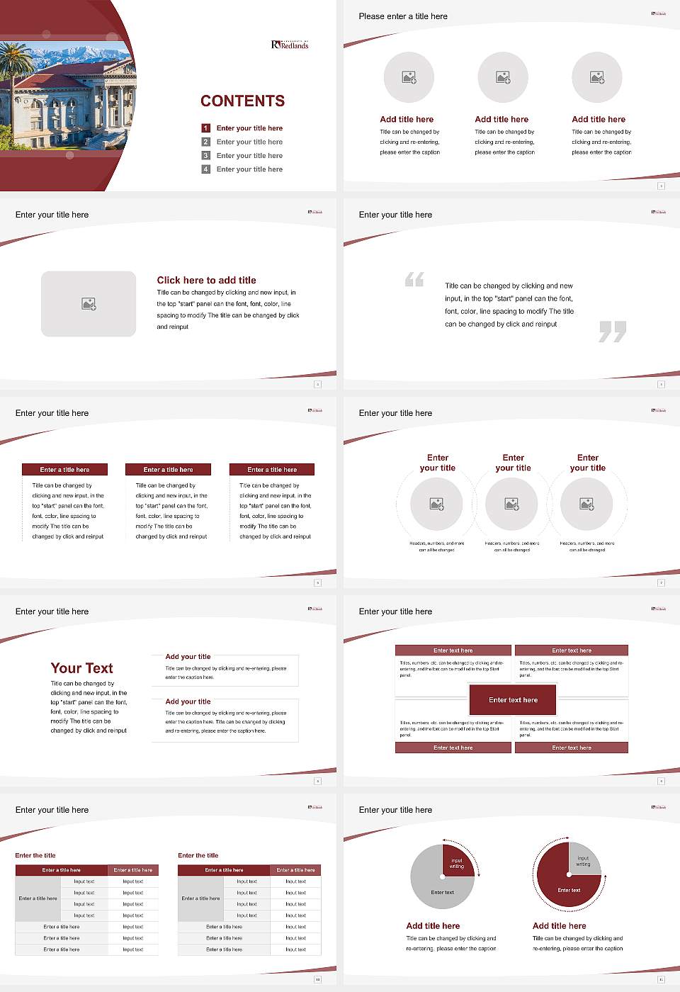 University of Redlands Graduate School of Theology Course/Courseware Creation PPT Template16:9 ratio PPT effect preview image2