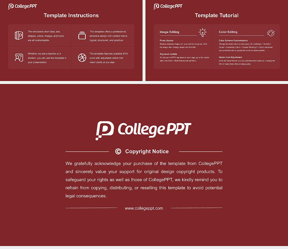 University of Redlands Graduate School of Theology Course/Courseware Creation PPT Template16:9 ratio PPT effect preview image5