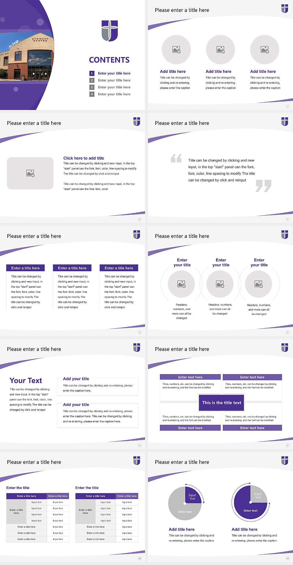 University of Sioux Falls Course/Courseware Creation PPT Template4:3 ratio PPT effect preview image2