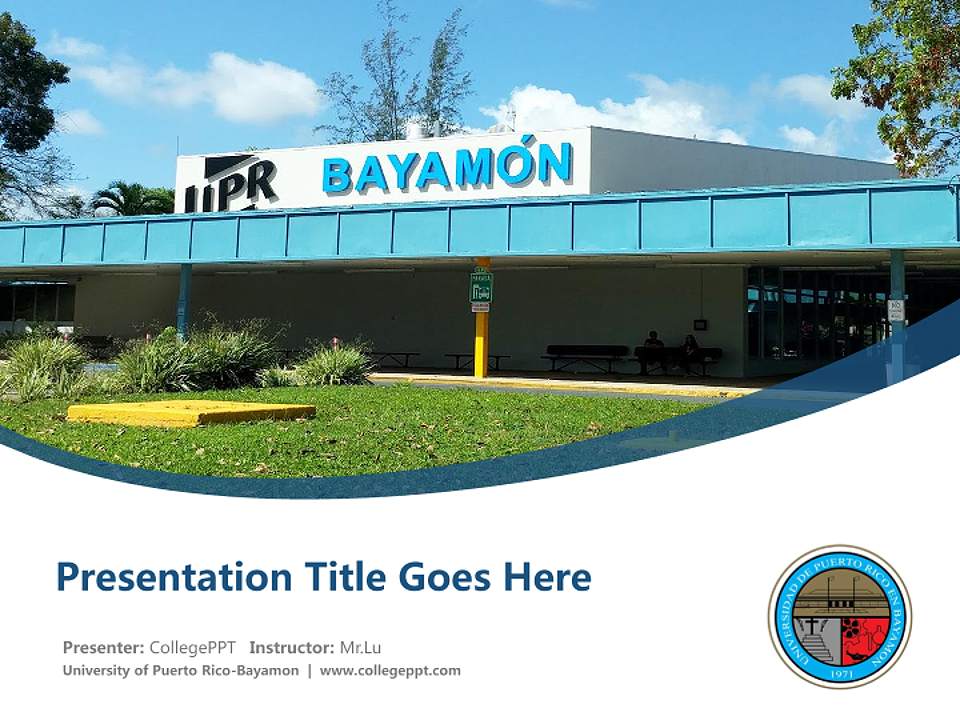 University of Puerto Rico-Bayamon Course/Courseware Creation PPT Template4:3 ratio PPT effect preview image5