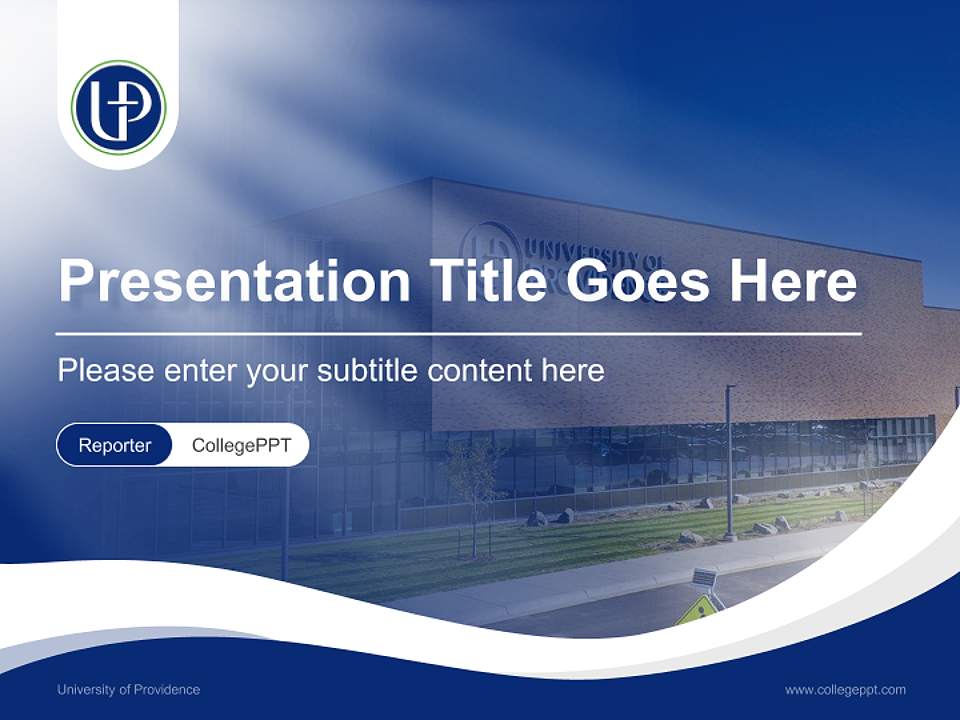 University of Providence Lecture Sharing and Networking Event PPT Template4:3 ratio PPT effect preview image4
