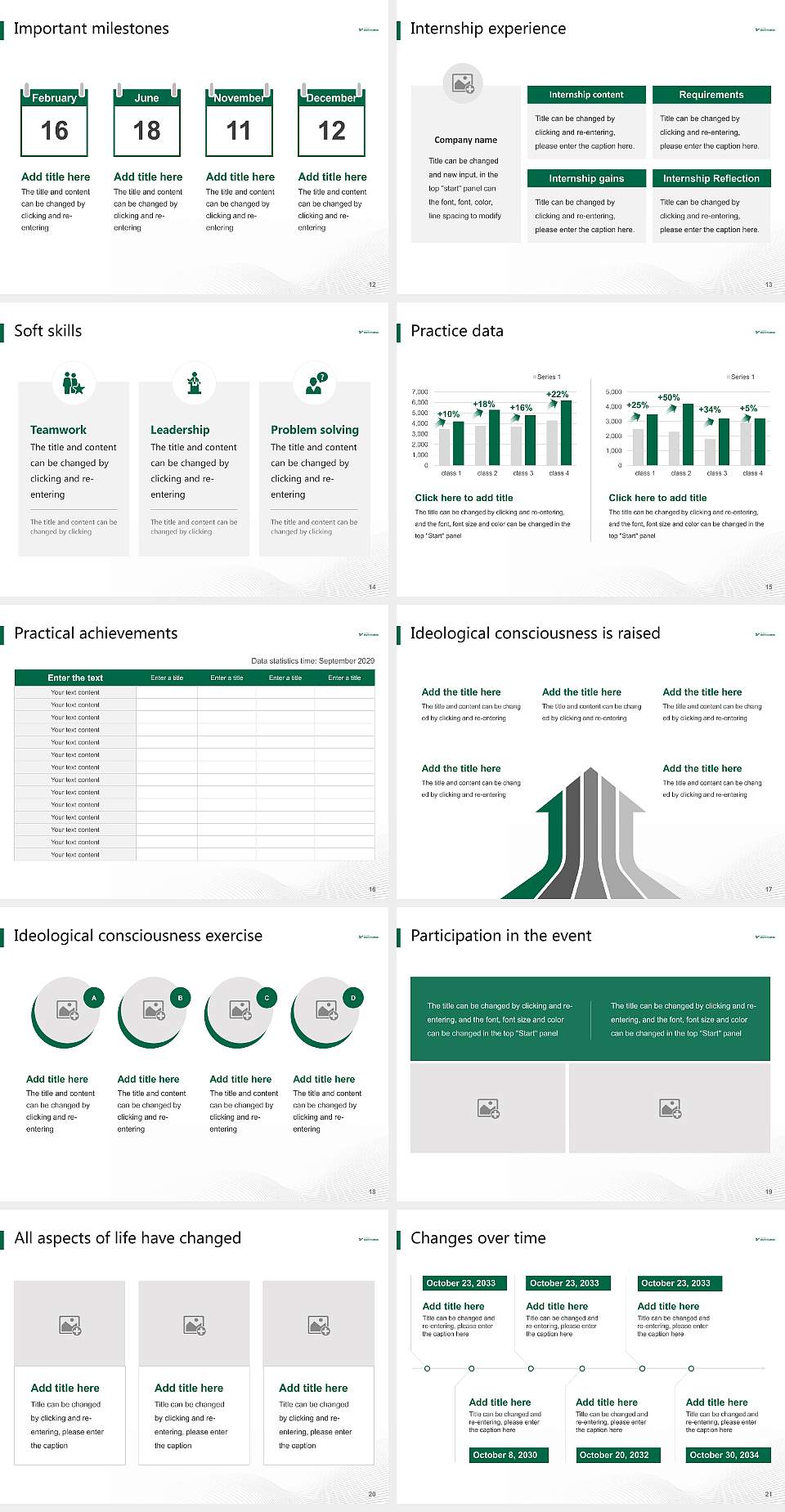 University of South Florida National Scholarship Defense PPT Template4:3 ratio PPT effect preview image3