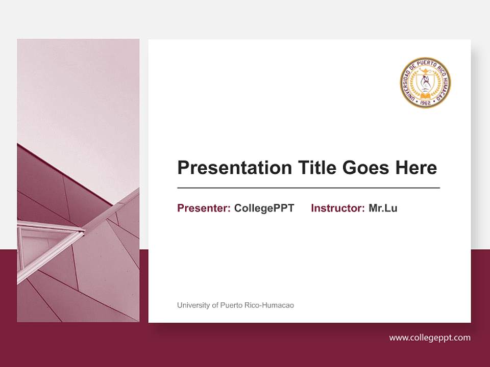 University of Puerto Rico-Humacao General Purpose PPT Template4:3 ratio PPT effect preview image6