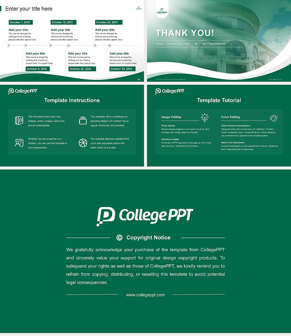 University of South Florida-Sarasota-Manatee Lecture Sharing and Networking Event PPT Template16:9 ratio PPT effect preview image4