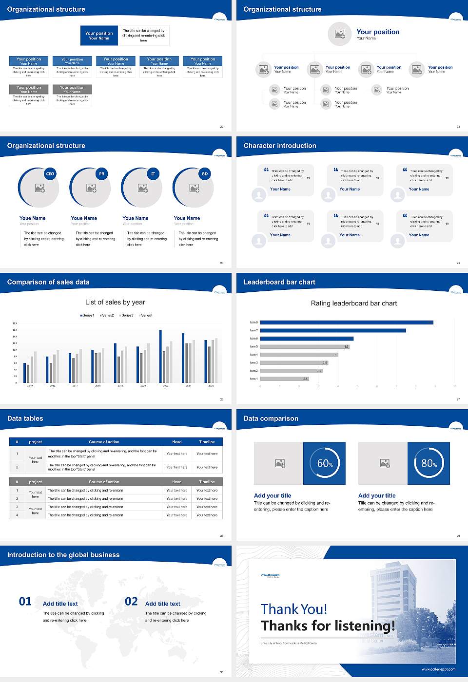 University of Texas Southwestern Medical Center Academic Presentation/Research Findings Report PPT Template16:9 ratio PPT effect preview image4