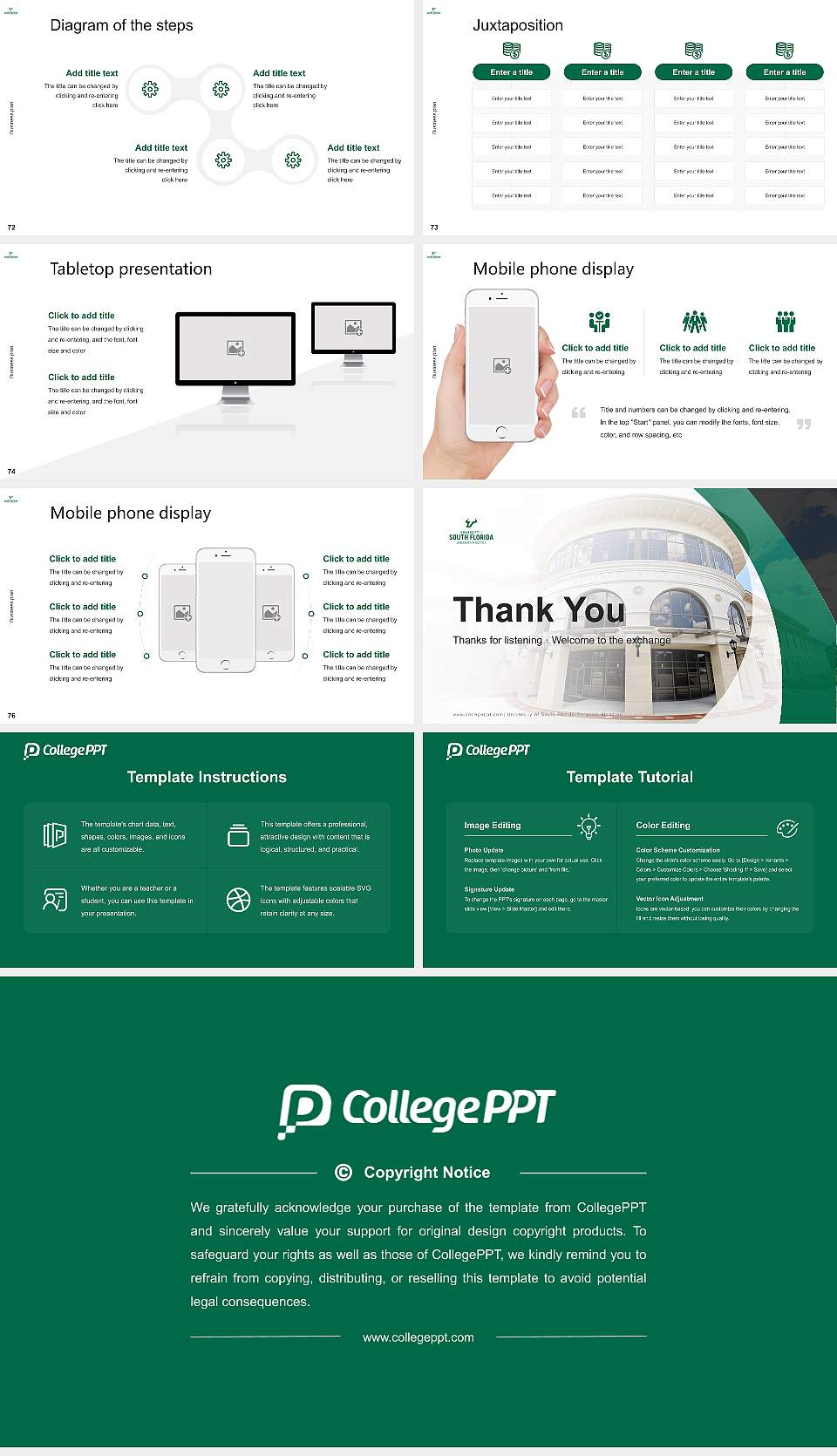 University of South Florida-Sarasota-Manatee Competition/Entrepreneurship Contest PPT Template16:9 ratio PPT effect preview image9