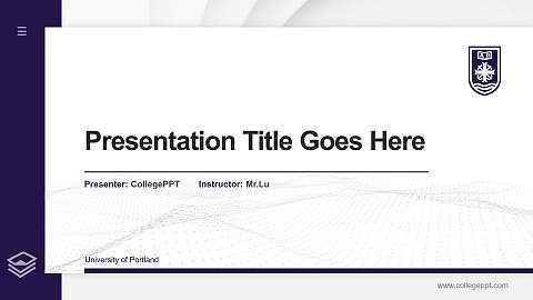 University of Portland Thesis Proposal/Graduation Defense PPT Template