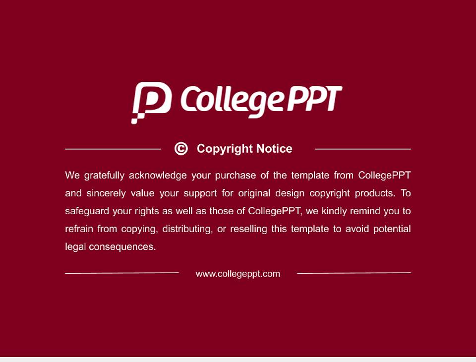University of the West Thesis Proposal/Graduation Defense PPT Template4:3 ratio PPT effect preview image5