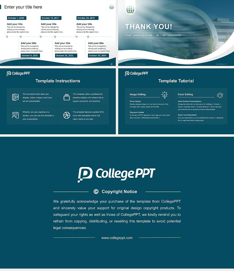 University of the Potomac-Va Campus Lecture Sharing and Networking Event PPT Template16:9 ratio PPT effect preview image4