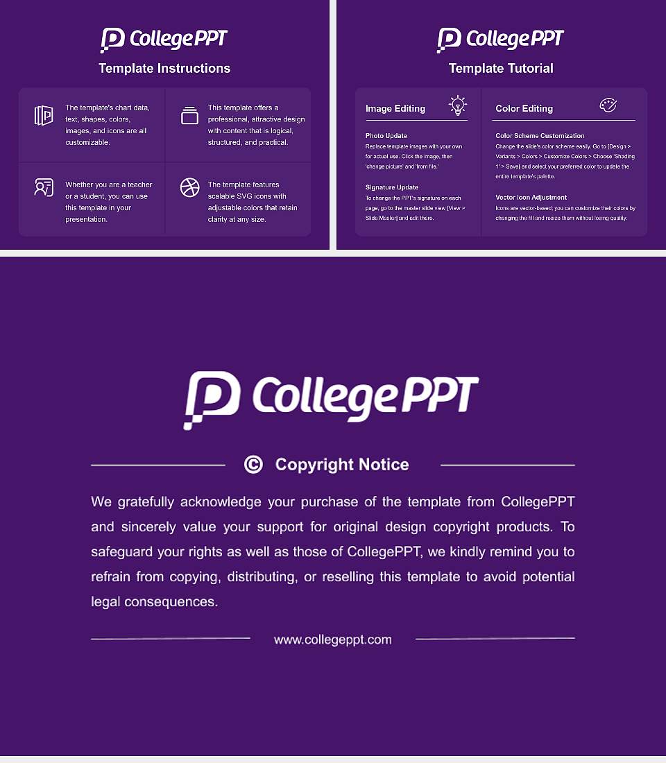 University of Scranton Academic Presentation/Research Findings Report PPT Template4:3 ratio PPT effect preview image5