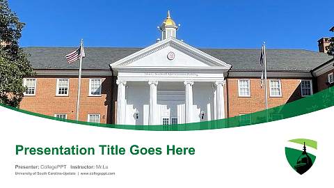 University of South Carolina-Upstate Course/Courseware Creation PPT Template