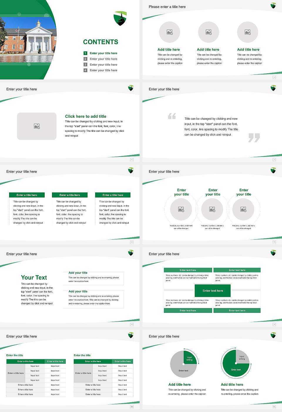 University of South Carolina-Upstate Course/Courseware Creation PPT Template16:9 ratio PPT effect preview image2