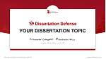 University of South Dakota Graduation Thesis Defense PPT Template