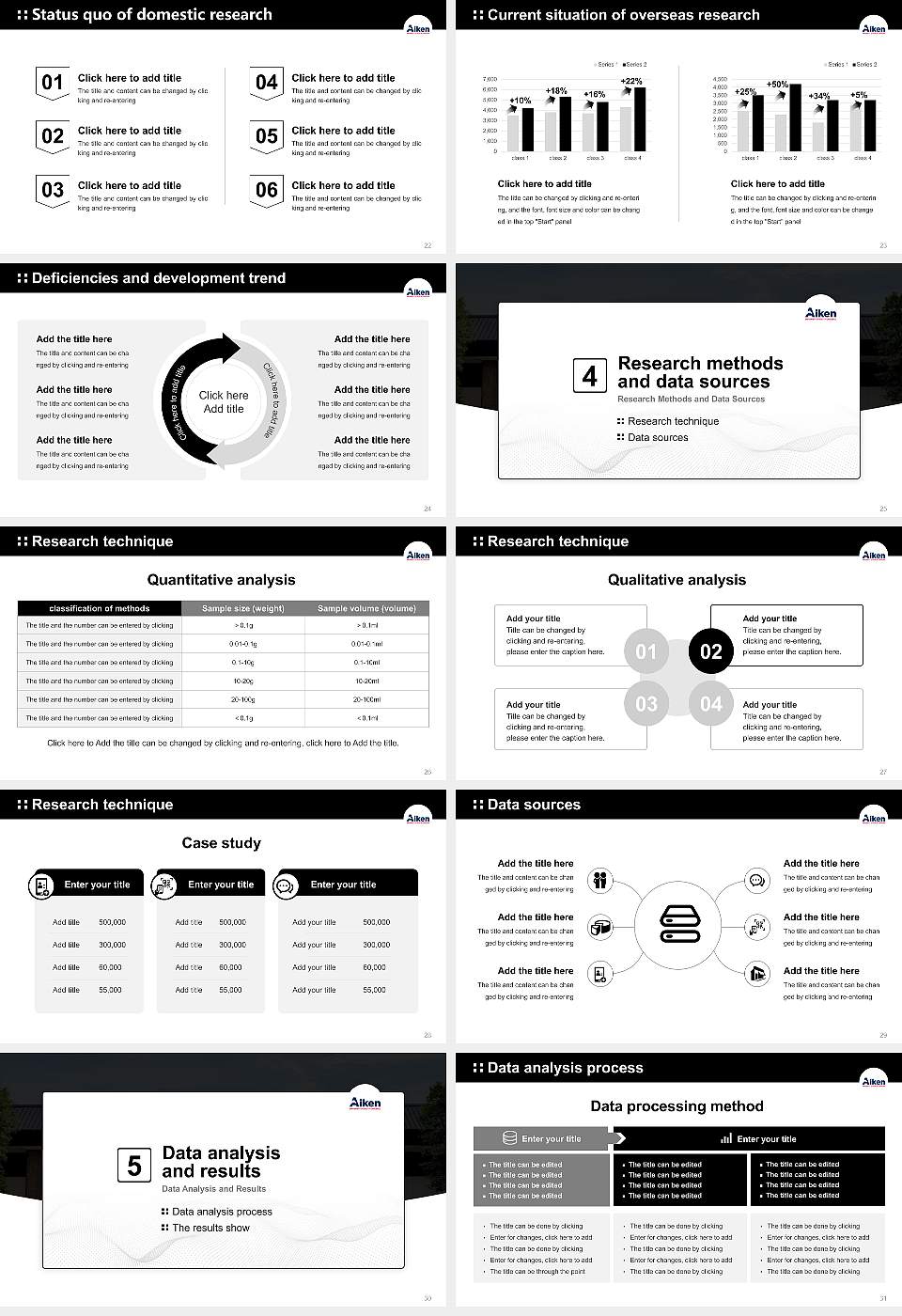 University of South Carolina Aiken Graduation Thesis Defense PPT Template16:9 ratio PPT effect preview image4