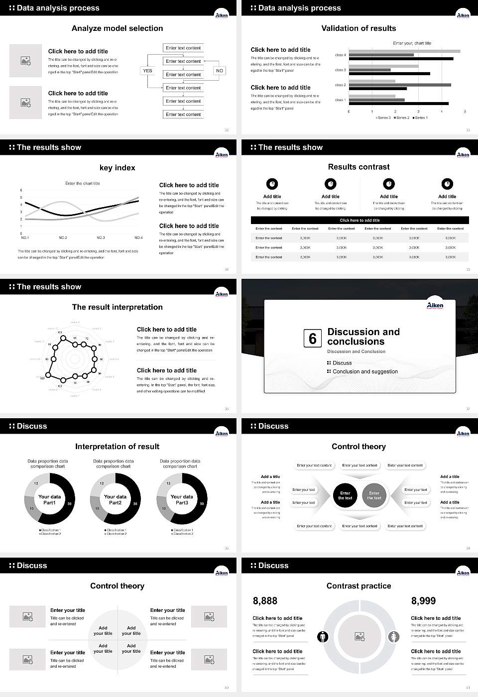 University of South Carolina Aiken Graduation Thesis Defense PPT Template16:9 ratio PPT effect preview image5