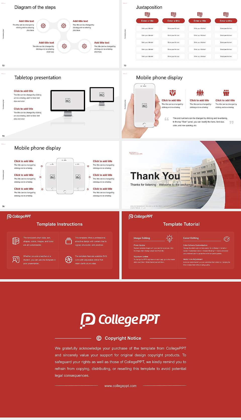 University of the District of Columbia-David a Clarke School of Law Competition/Entrepreneurship Contest PPT Template16:9 ratio PPT effect preview image9