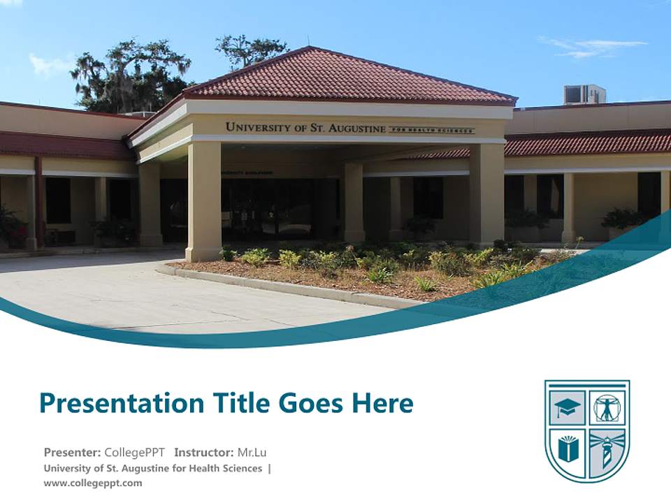 University of St. Augustine for Health Sciences Course/Courseware Creation PPT Template4:3 ratio PPT effect preview image5