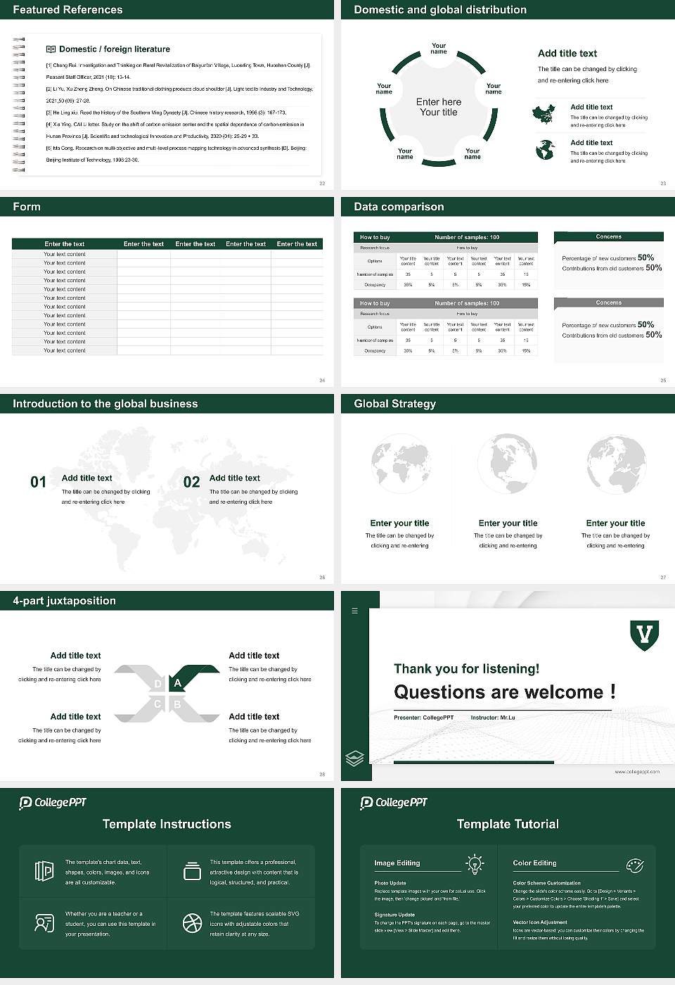 University of Vermont Thesis Proposal/Graduation Defense PPT Template16:9 ratio PPT effect preview image4