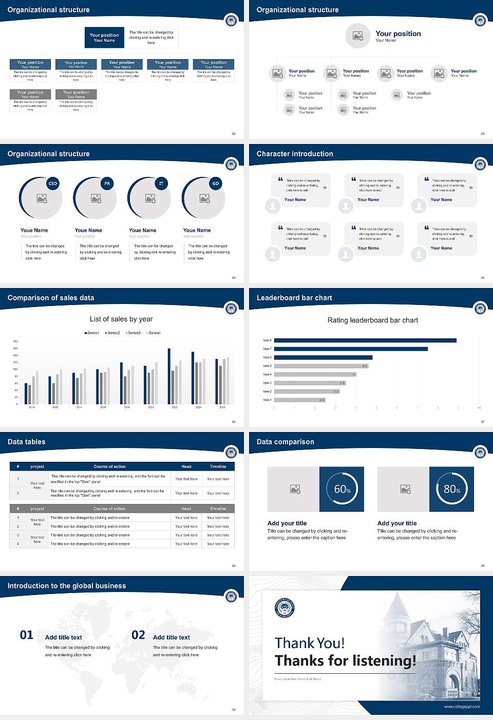 University of Saint Francis-Fort Wayne Academic Presentation/Research Findings Report PPT Template16:9 ratio PPT effect preview image4