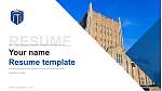 University of Tulsa सीवी PPT टेम्पलेट
