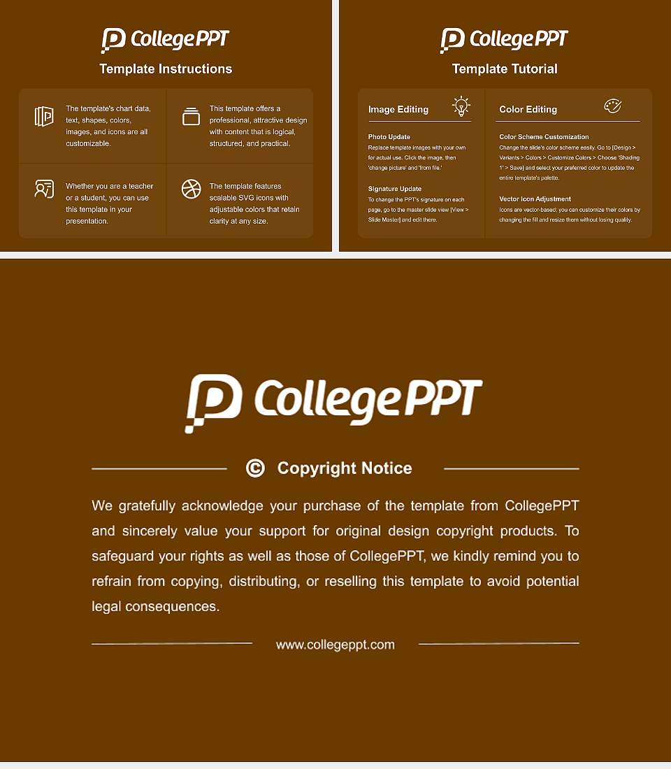 University of St Francis Course/Courseware Creation PPT Template4:3 ratio PPT effect preview image5