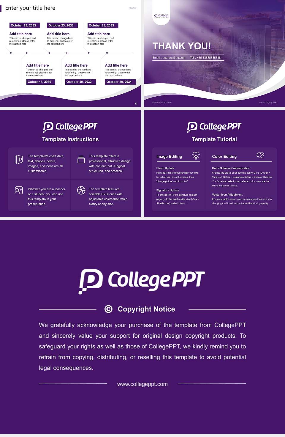 University of Scranton Lecture Sharing and Networking Event PPT Template4:3 ratio PPT effect preview image4