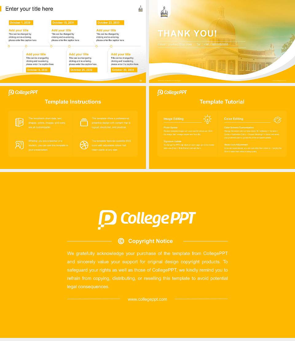 University of Southern Mississippi Lecture Sharing and Networking Event PPT Template16:9 ratio PPT effect preview image4