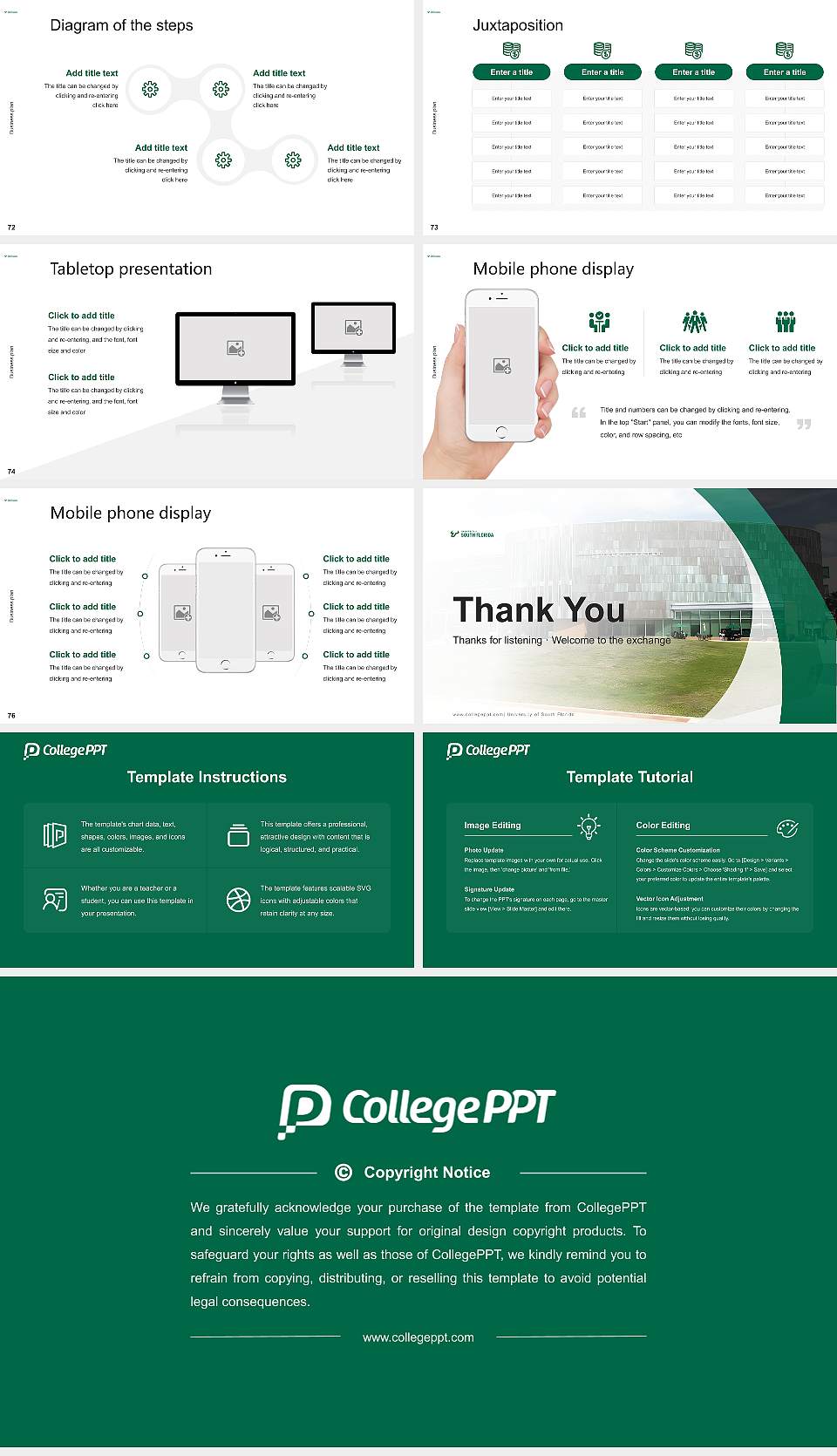University of South Florida Competition/Entrepreneurship Contest PPT Template16:9 ratio PPT effect preview image9
