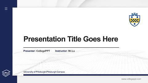 University of Pittsburgh-Pittsburgh Campus Thesis Proposal/Graduation Defense PPT Template
