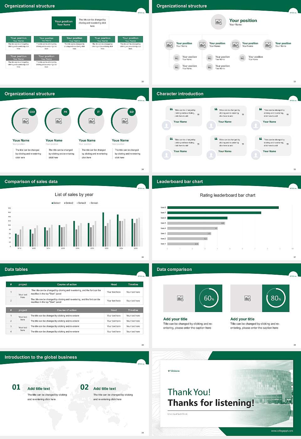 University of South Florida Academic Presentation/Research Findings Report PPT Template16:9 ratio PPT effect preview image4