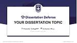 University of Portland学位論文弁論PPTテンプレート