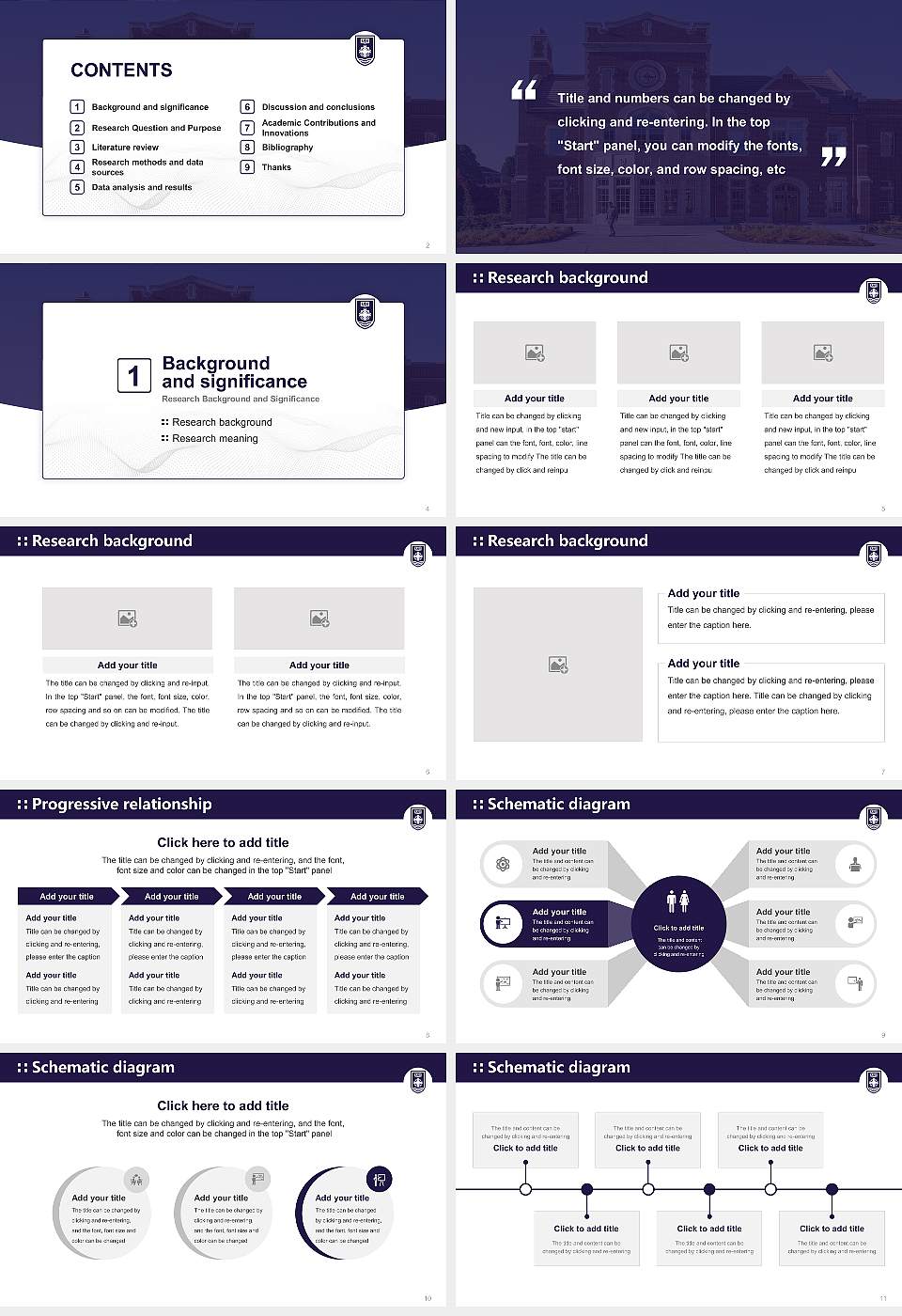 University of Portland Graduation Thesis Defense PPT Template16:9 ratio PPT effect preview image2