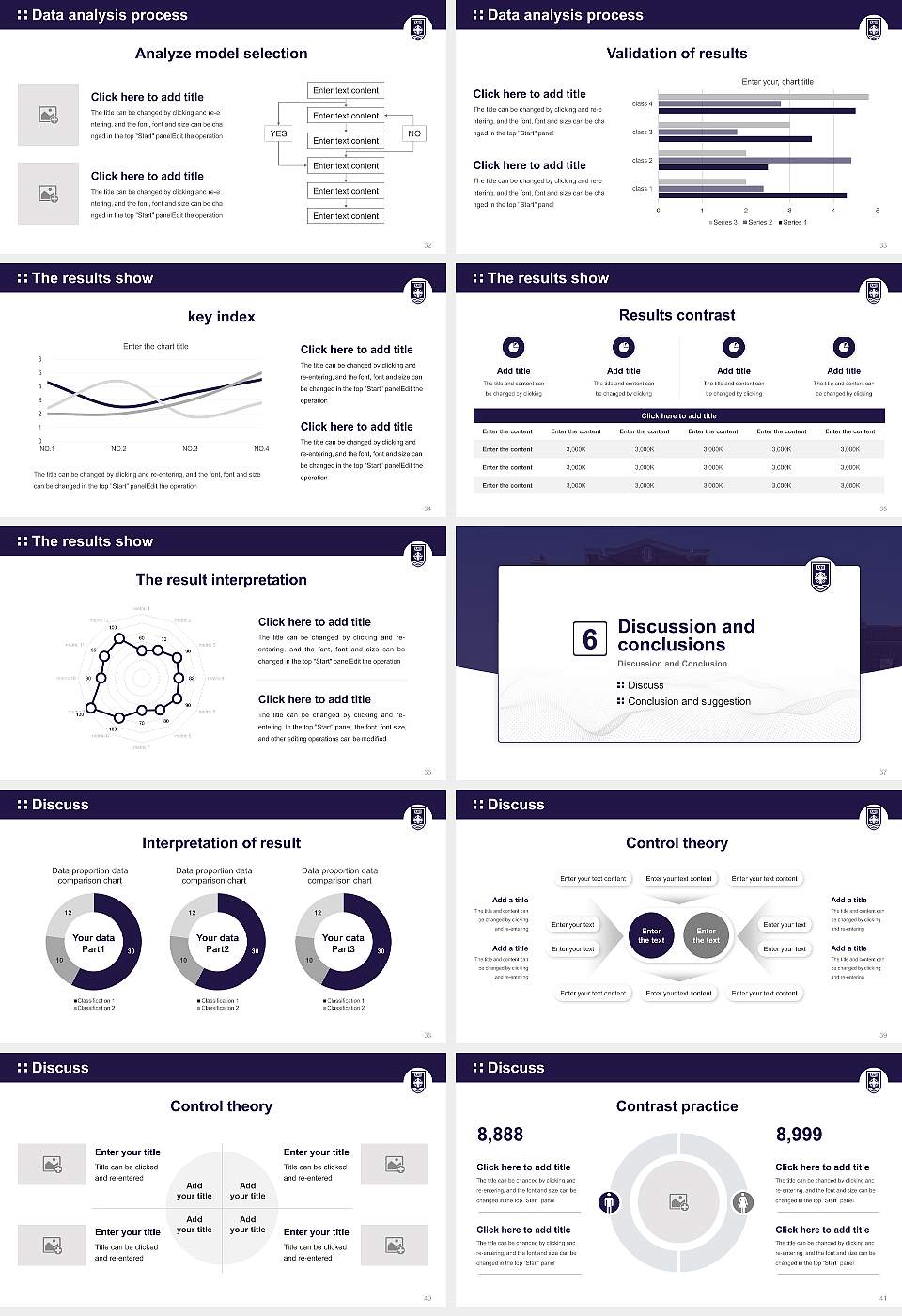 University of Portland Graduation Thesis Defense PPT Template16:9 ratio PPT effect preview image5