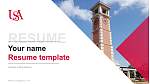 University of South Alabama Resume PPT Template