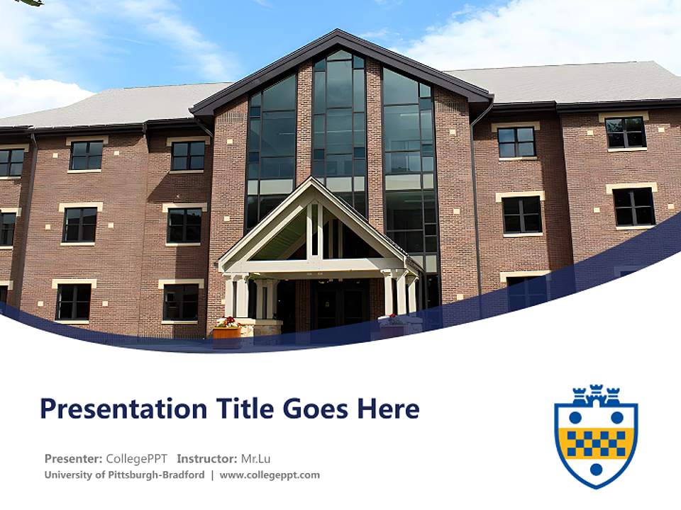 University of Pittsburgh-Bradford Course/Courseware Creation PPT Template4:3 ratio PPT effect preview image5