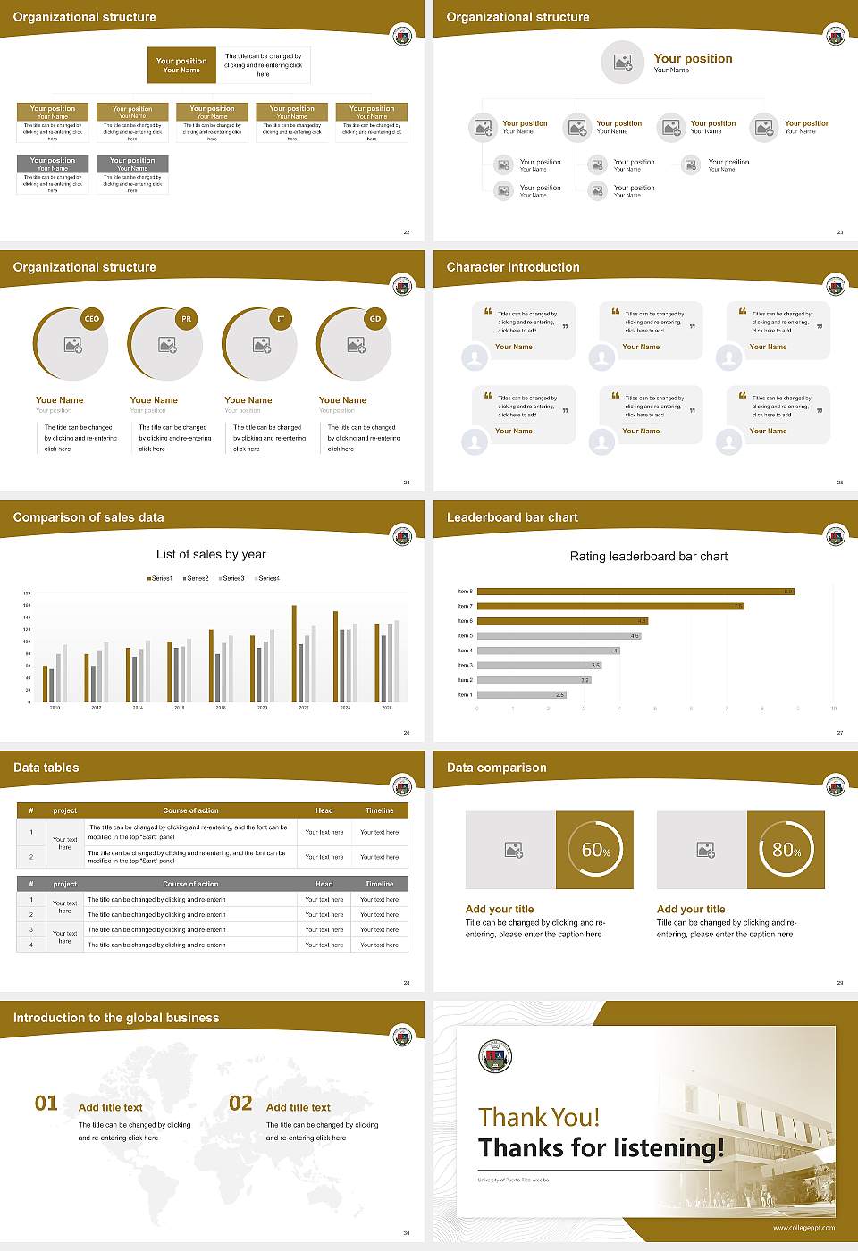 University of Puerto Rico-Arecibo Academic Presentation/Research Findings Report PPT Template16:9 ratio PPT effect preview image4