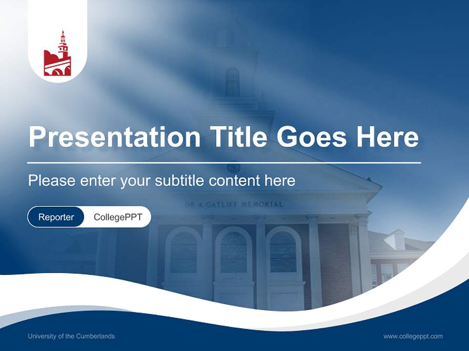 University of the Cumberlands Lecture Sharing and Networking Event PPT Template4:3 ratio PPT effect preview image4