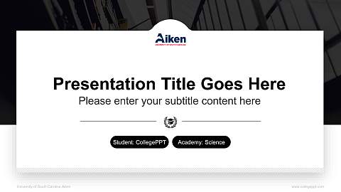 University of South Carolina Aiken National Scholarship Defense PPT Template