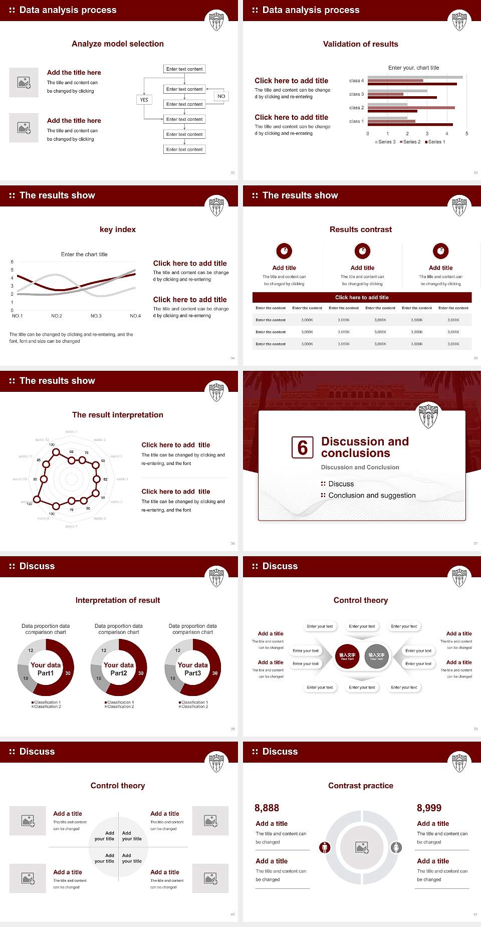 University of Southern California Graduation Thesis Defense PPT Template4:3 ratio PPT effect preview image5