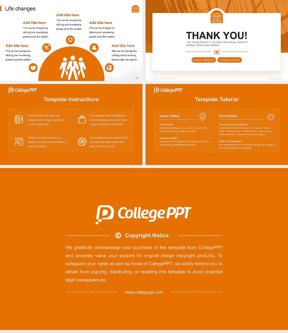 University of Virginia-Main Campus National Scholarship Defense PPT Template16:9 ratio PPT effect preview image4