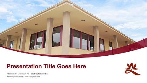 University of the West Course/Courseware Creation PPT Template