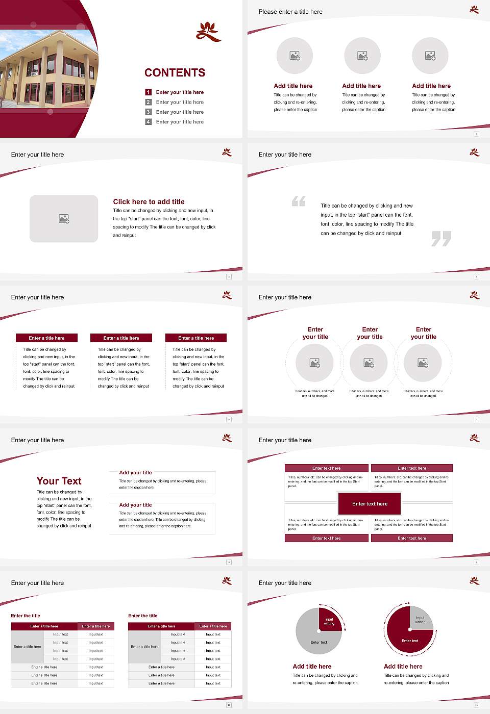 University of the West Course/Courseware Creation PPT Template16:9 ratio PPT effect preview image2