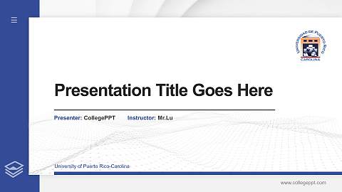 University of Puerto Rico-Carolina Thesis Proposal/Graduation Defense PPT Template