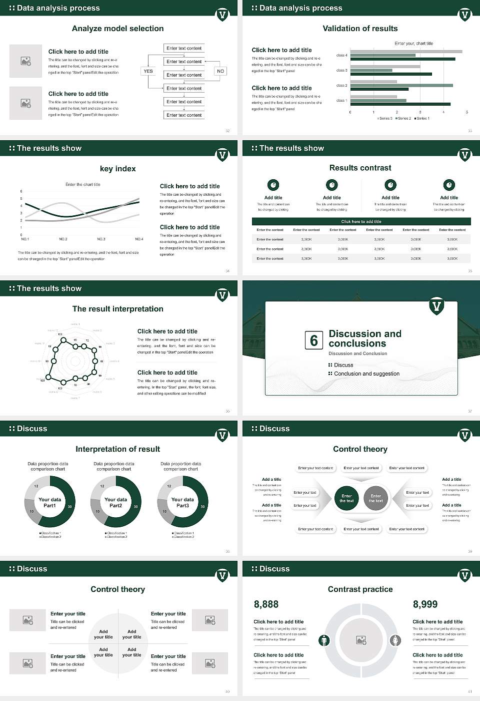 University of Vermont Graduation Thesis Defense PPT Template16:9 ratio PPT effect preview image5
