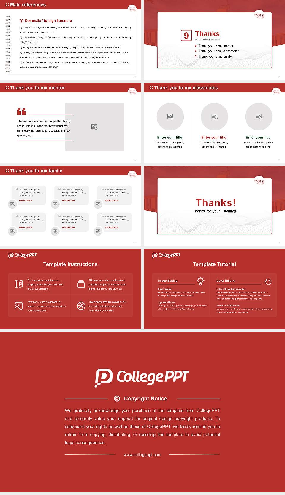 University of the District of Columbia Graduation Thesis Defense PPT Template16:9 ratio PPT effect preview image7