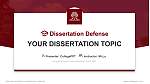University of South Carolina-Columbia学位論文弁論PPTテンプレート