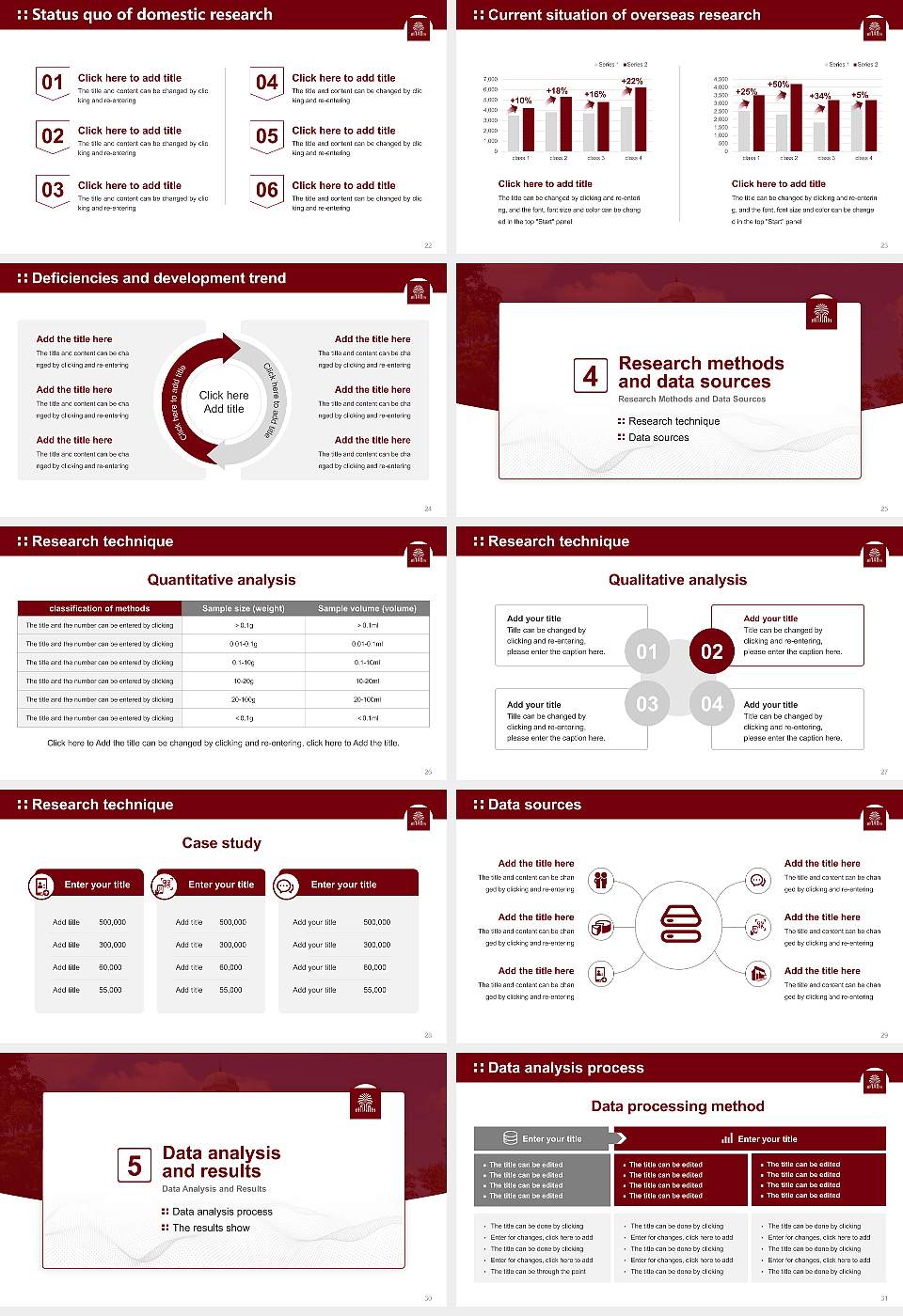 University of South Carolina-Columbia Graduation Thesis Defense PPT Template16:9 ratio PPT effect preview image4