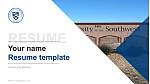 University of the Southwest Resume PPT Template