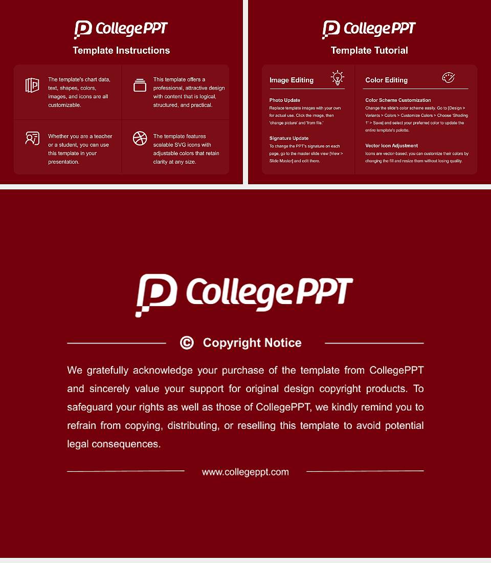 University of South Carolina-Columbia Course/Courseware Creation PPT Template4:3 ratio PPT effect preview image5