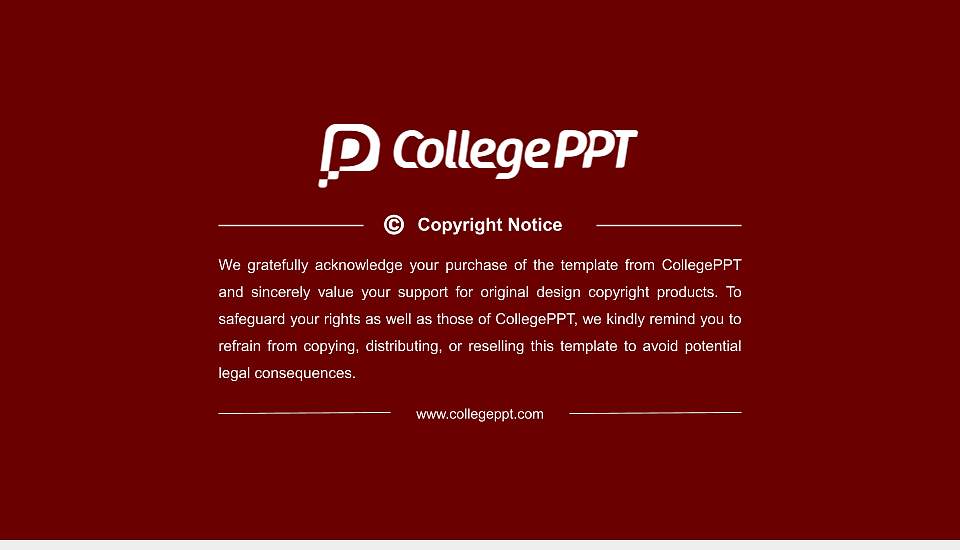 University of Puget Sound Thesis Proposal/Graduation Defense PPT Template16:9 ratio PPT effect preview image5